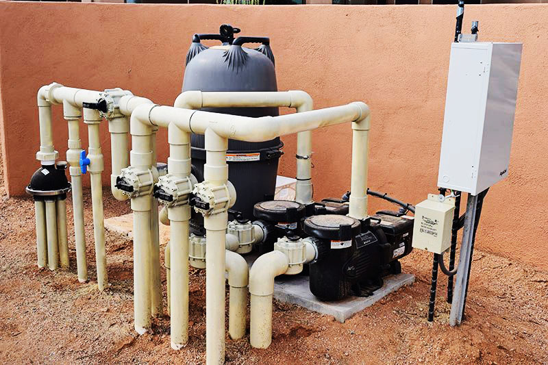 install heater in pool